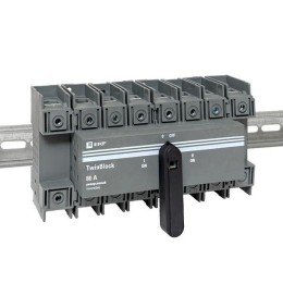 Рубильник 80А 4п реверсивный с рукояткой для прямой установки TwinBlock EKF tb-s-80-4p-rev