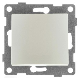 Выключатель 1-кл. 2п СП Bravo 10А IP20 250В механизм жемчуж. GUSI С10В5-028