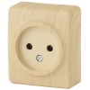 ЭРА 11-2201-11 Розетка 2P, 16АХ-250В, ОУ, Эксперт, Сосна