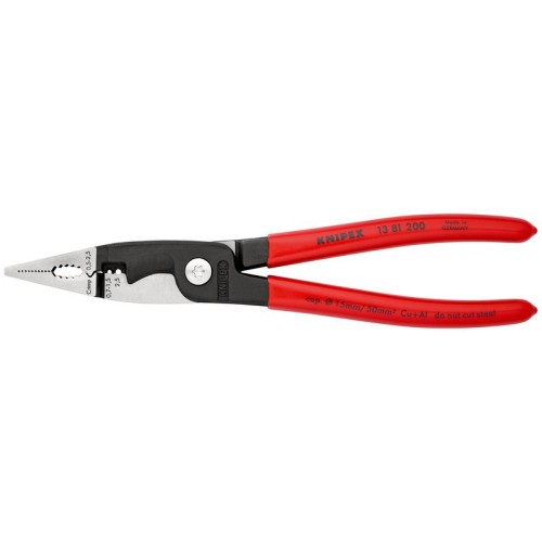 Клещи электромонтажные 6-в-1 L-200мм Knipex KN-1381200SB