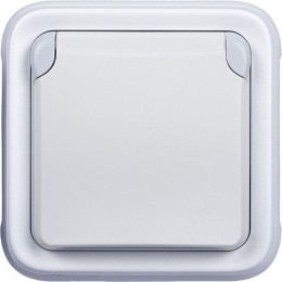 Рамка 1-м Plexo с суппортом бел. Leg 069692