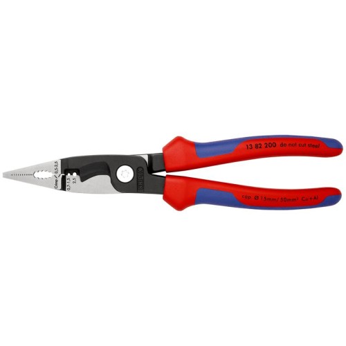 Клещи электромонтажные 6-в-1 L-200мм Knipex KN-1382200