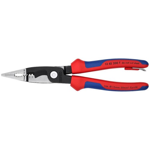 Клещи электромонтажные 6-в-1 L-200мм Knipex KN-1382200T