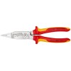 Клещи электромонтажные VDE 6-в-1 L-200мм Knipex KN-1386200SB