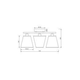 Люстра Tinkler 40Вт E14х3 IP20 Freya FR5128PL-03W