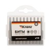 Бита шестигранная HEX-3х50мм для шуруповерта (уп.10шт) Kranz KR-92-0421