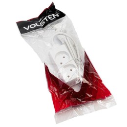 Удлинитель 2х3м без заземл. 10А IP20 S 2х3 2.2кВт Volsten 9297
