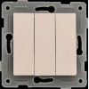 Выключатель 3-кл. СП Ugra 10А IP20 250В механизм беж. GUSI С11В3-003