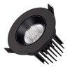 Светильник светодиодный MS-ATOLL-BUILT-TURN-R94-10W Warm3000 (BK 36 deg 230В) IP54 металл Arlight 04