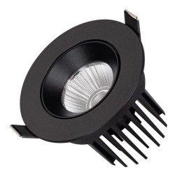 Светильник светодиодный MS-ATOLL-BUILT-TURN-R94-10W Warm3000 (BK 36 deg 230В) IP54 металл Arlight 04