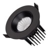 Светильник светодиодный MS-ATOLL-BUILT-TURN-R94-10W Warm3000 (BK 60 deg 230В) IP54 металл Arlight 04