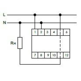 Указатель мощности WM-1 (однофазный; цифровая индикация; монтаж на DIN-рейке 35мм; 230В 16А 1P IP20)