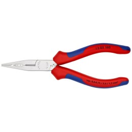 Плоскогубцы электрика для монтажа проводов L-160мм хром. Knipex KN-1305160