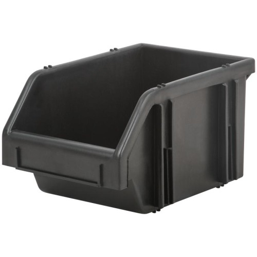 Лоток для крепежа пластиковый черный 125х150х230мм FIT 65694
