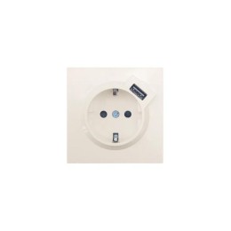 Розетка 1-мест. с/з+USB разъем СП ZIMA IP20 слон. кость LEZARD 704-9088-181