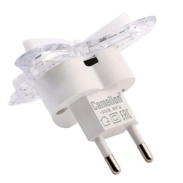 Светильник светодиодный ночник LED "Бабочка" RGB 220В Camelion NL-259 15377
