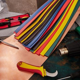 Набор трубок термоусадочных 20.0/10.0мм 1м (5 цветов по 5шт) Rexant 29-0170