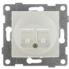 Механизм розетки компьютерной RJ45 1-местн. СП Ugra жемчуж. GUSI С11К1-028