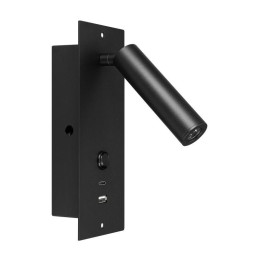 Светильник светодиодный SP-BED-CHARGE-BUILT-S80x230-3W Warm3000 (BK 20 deg 230В USB-A USB-C) IP20 ме