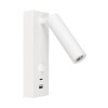 Светильник светодиодный SP-BED-CHARGE-S60x125-3W Warm3000 (WH 20 deg 230В USB-A USB-C) IP20 металл A