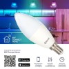 Лампа светодиодная Умная Connect 5Вт WIFI RGBW E14 EKF slwf-e14-rgbw