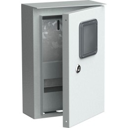 Корпус ЩУРн-1/9 TITAN 370х250х135мм У1 IP54 коттеджный метал. IEK MKM24-N-009-54-ZO