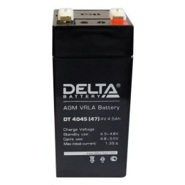 Аккумулятор ОПС 4В 4.5А.ч 47х47х101мм для прожекторов DT 4045 (47мм) Delta 4614010040023