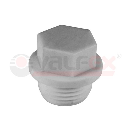 Заглушка резьбовая 25х3/4 (900/150) сер. VALFEX 10163025Г