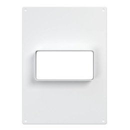 Площадка торцевая горизонтальная пластиковая 180х250мм фланец 60х120мм ERA 612ПТГ