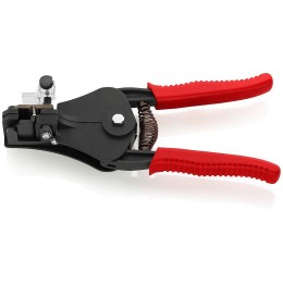 Стриппер со сменными фасонными ножами L-180мм пластиковые рукоятки Knipex KN-1221180