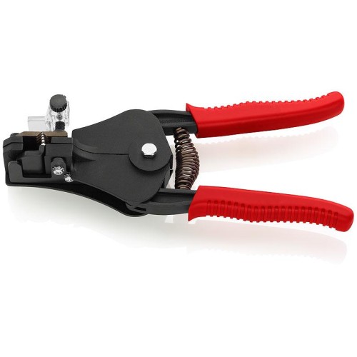 Стриппер со сменными фасонными ножами L-180мм пластиковые рукоятки Knipex KN-1221180