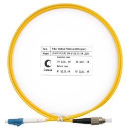 Шнур оптический FOP(s)-9-LC-FC-1m simplex LC-FC 9/125 sm 1м LSZH Cabeus 7373c