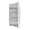 Щит ЩРВ-П-18 IP41 бел. дверца (пром. упак.) Basic EKF pb-v-18w-bas