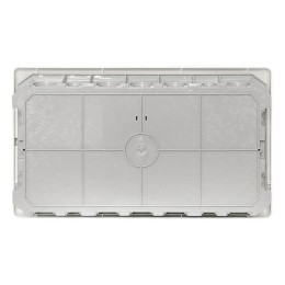 Щит ЩРВ-П-18 IP41 бел. дверца (пром. упак.) Basic EKF pb-v-18w-bas