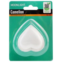 Светильник светодиодный ночник LED "Сердце" RGB NL-260 Camelion 15378