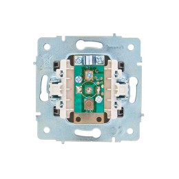 Розетка телевизионная оконечная TV СП ASTI IP20 механизм платина. LEZARD 7081-3588-130