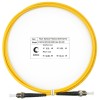 Шнур оптический FOP(s)-9-ST-ST-2m simplex ST-ST 9/125 sm 2м LSZH Cabeus 7557c