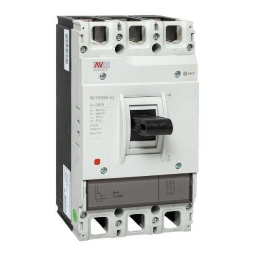 Выключатель автоматический 315А 100кА AV POWER-3/3 TR AVERES EKF mccb-33-315H-TR-av