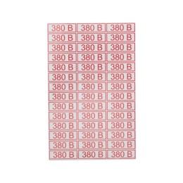 Наклейка знак электробезопасности " 380 В" 10х30мм Rexant 56-0008