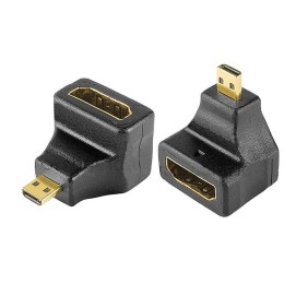 Переходник аудио гнездо HDMI - штекер micro HDMI угловой блист. Rexant 06-0177-A