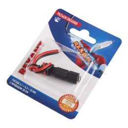 Разъем питание на кабель гнездо 2.1х5.5x10мм с проводом 20см блист. Rexant 06-0072-A