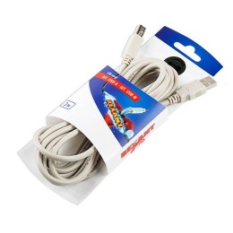 Шнур штекер USB-А - штекер USB-B 3м блист. Rexant 06-3151