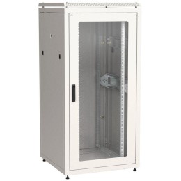 Шкаф сетевой LINEA N 33U 800х800мм стекл. передняя дверь задняя металлическая сер. ITK LN35-33U88-GM