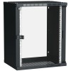Шкаф LINEA WE 15U 600x450мм дверь стекло черн. ITK LWE5-15U64-GF