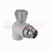 Кран шаровой для радиатора угловой 25х1/2дюйм (40/10) сер. VALFEX 10148125Г