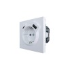 Розетка 1-мест. с/з Type-C+USB разъем СП ZIMA бел. LEZARD 704-0288-181TC