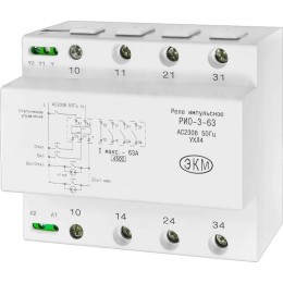 Реле освещения импульсное РИО-3-63 AC230В УХЛ4 Меандр A8302-16938926