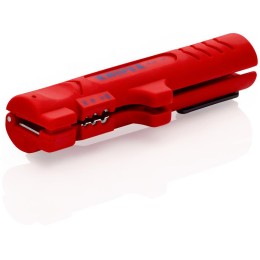 Стриппер для плоского (до 12мм) круглого и водостойкого монтажного кабелей Knipex KN-1664125SB