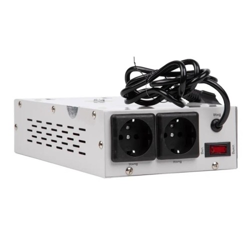 Стабилизатор напряжения U-DTRS-1500W 1ф 1.5кВА релейный ультратонкий настен. Uniel UL-00010578
