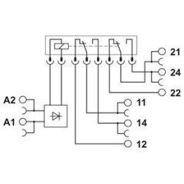 Модуль релейный PLC-RPT- 24DC/21-21 Phoenix Contact 2900330